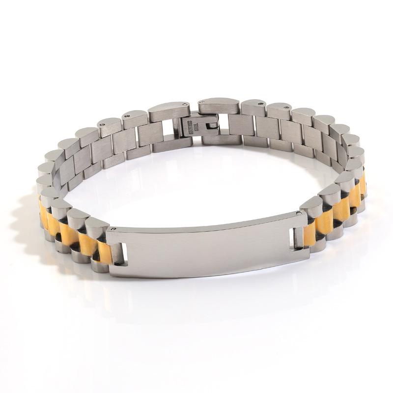 Luxury Titanium Steel Watch Band: Elegant Unisex Bracelet for Men and Women