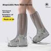 BWNK Disposable Rain Shoe Covers High-Cut Waterproof for Adults 20-Pack
