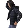 Calvin Klein Casual Short Jacquard Tape Zipper Hooded Down Jacket Women Jackets Black 4WF2O504-001