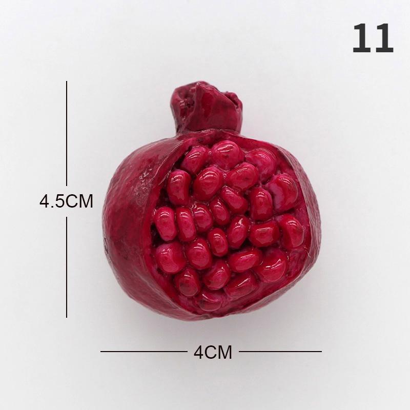 Bionischer Obstkühlschrank mit 3D-Kühlschrankmagneten Ananas, Bambus, Avocado, Papaya, Erdbeere, Durian, Kirsche, Karambole, Wohndeko