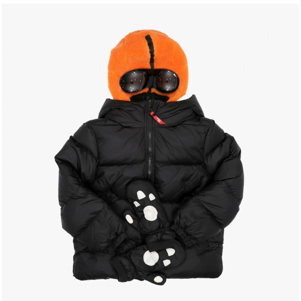 Ai Riders Boys Jacket Bear Hood Goggles Padding Jk770btkj5