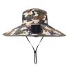Solar Powered Cooling Hat With Solar Fan Adjustable Fan Breathable Neck Flap For Outdoor Fishing Camping Hiking