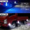 Round LED Side Marker Lights for Integrated Turn Signal Illumination IP67 High Crystal for Dump and Set of Accessory Trucks, + Light, Non-Polarity,