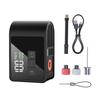 Mini Easy Carry Bicycles Tire Pump With LCD Screen AI Auto Inflation Intelligent Systems LED Night Lights Universal Valves Attachments