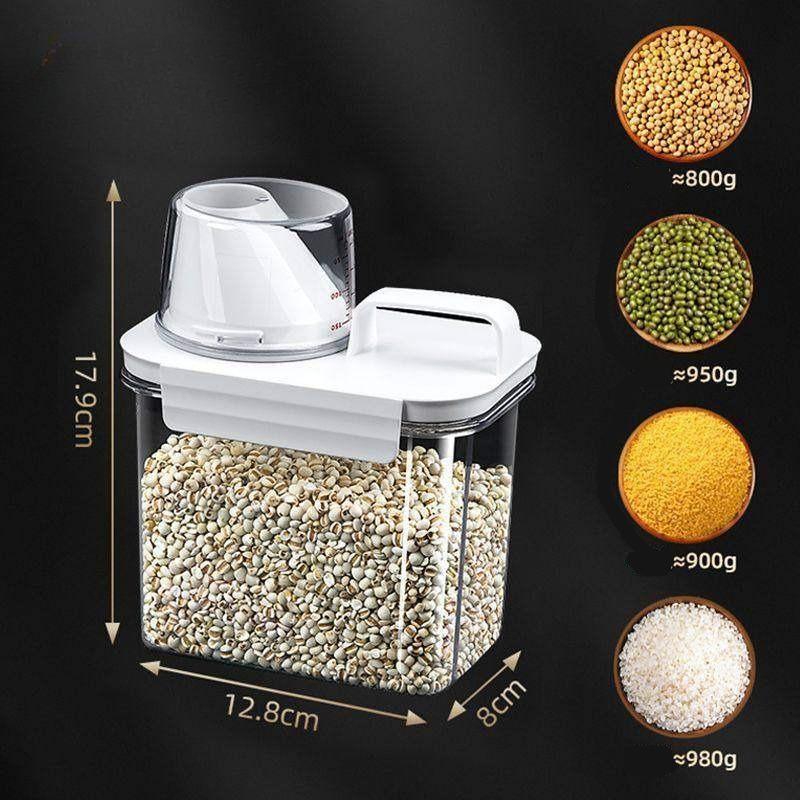 Rice Bucket, Flour Storage Tank, Insect Proof, Moisture-proof, Sealed, Grain Starch, Bean Packaging, Rice, Grains, Miscellaneous Grains Storage Box