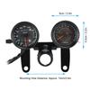 Universal Motorcycle Odometer Speedometer Retro Modified Instrument Accessory