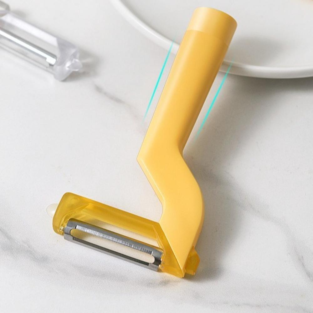 Rotatable 2-in-1 Fruit Peeler Ergonomic Handle Vegetable Peeler Creative Carrot Grater Dormitory