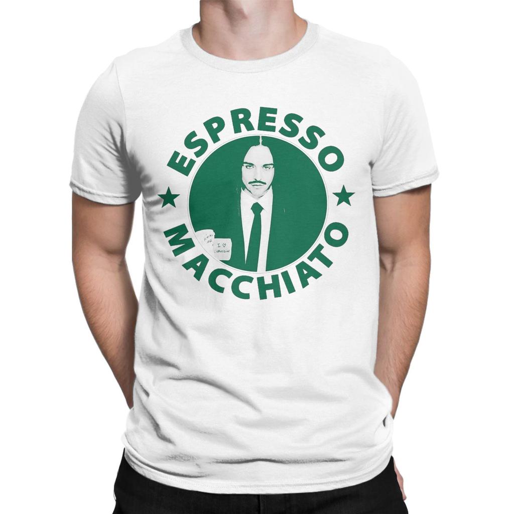 Tommy Cash Espresso Macchiato T Shirts Men Cotton T-Shirt O Neck Eurovisions 2025 Estonia Tee Shirt Short Sleeve Clothes Summer
