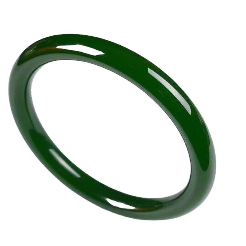 Natural Jade Bracelet Fashionable and Simple Women's Jade Bracelet
