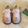 Women's Retro-Inspired White Campus Sneakers - Summer 2025 Fashion Kitten Design