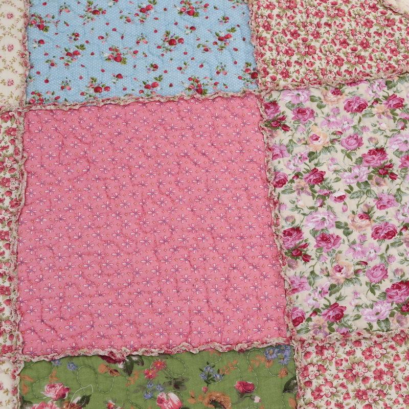 Korean Splicing Fabric Cotton Sofa Cushion, Modern Simple Small Fresh Non-Slip Combination Sofa Cushion Towel