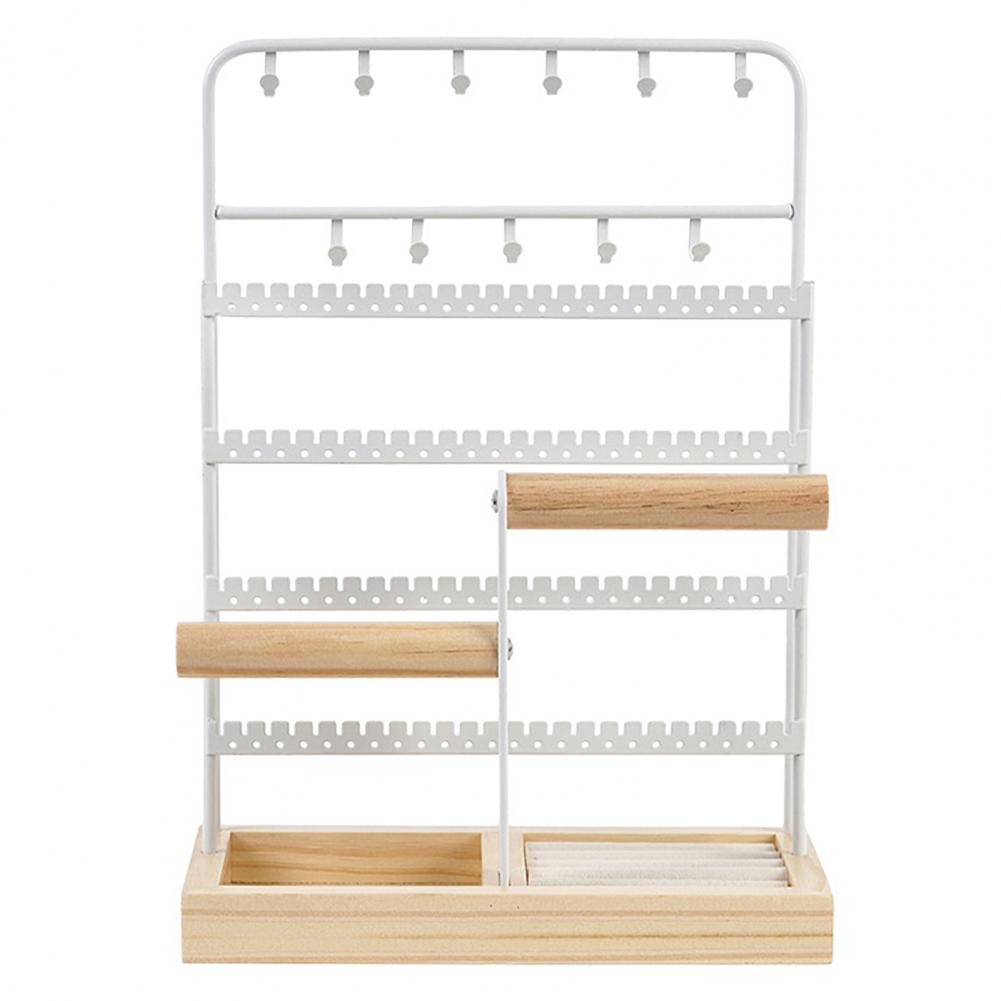 Necklace Holder Stand Jewelry Display Rack Multi-tier Jewelry Rack Capacity Display Stand for Earrings Rings for Showcase