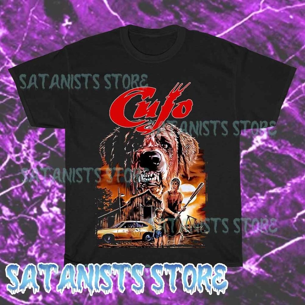 

New Cujo 1983 Retro Movie Men s Black T-shirt Funny Size S to 5XL 2XL