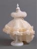 Girls' Summer Floral Princess Dress - Formal Wedding & Birthday Outfit