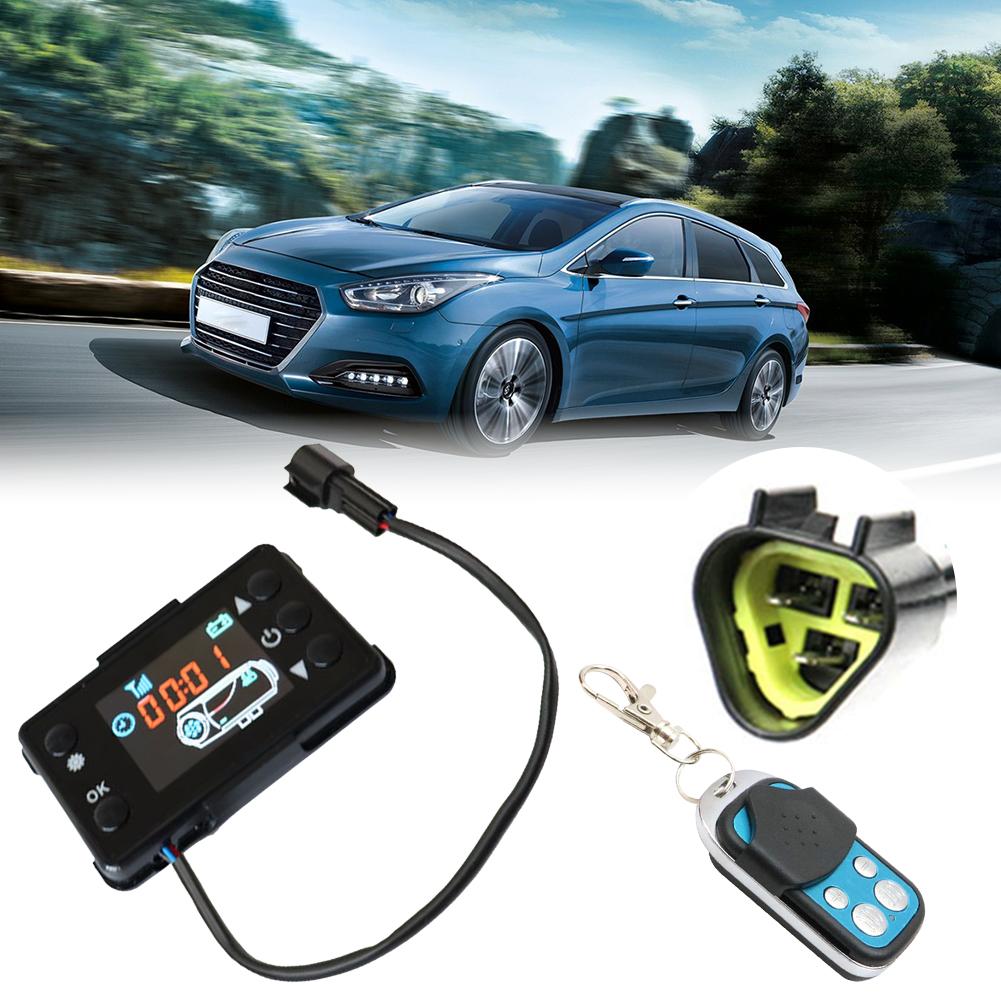 12V/24V Car Truck Air Parking Heater LCD Monitor Switch +Remote Controller LCD Display for Car Track Diesels Air Heater