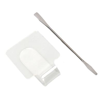 Kosmetyczna Akrylowa Paleta do Mieszania Przezroczysta Paleta do Mieszania Zestaw z Szpatułką Malowanie Paznokci Paleta Mieszanych Kolorów