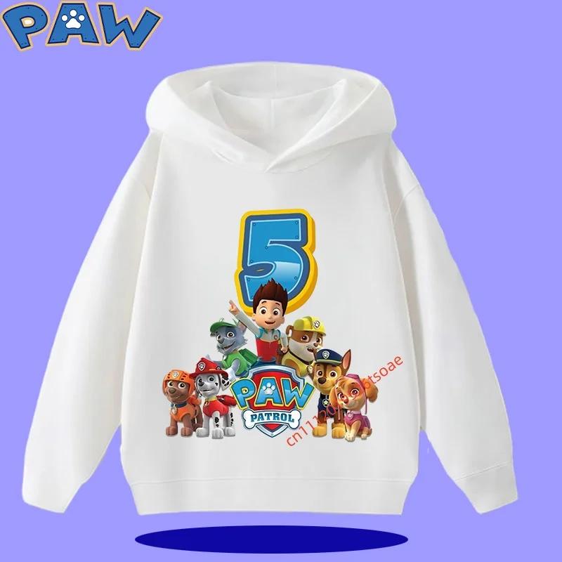 PAW Patrol Kids Hooded Sweatshirt 2026 New Style Boys' Sport Shirt Girls' Casual Shirt Sweatshirt Cartoon Print