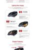 Volkswagen POLO 05-10 Headlight Assembly: Modified Projector Headlights with LED Daytime Running Lights and Turn Signals