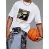 T-Shirt White I Knew It Im Surrounded By Assholes Vintage Graphic Print for Casual Wear
