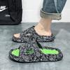 Summer New Men's Women's Light Platform Massage Slippers Unisex Couple Sandals Beach Casual Slides Shoes Soft Sole Flip-flops