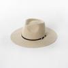 202601-HH2063F Ins  Classic Dropshipper Winter Earth Tone Color Wool Felt Belt  Fedoras Cap Men Women Leisure Panama Jazz Hat
