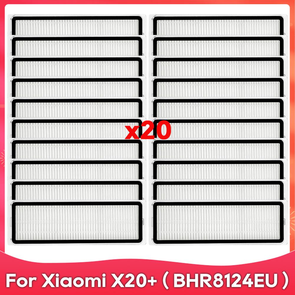 Fit For ( Xiaomi X10+ / X20+ / X20 Plus / BHR8124EU ) Accessory Part Main Side Brush Mop Dust Bag Filter Robot Vacuums Kit