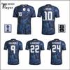 Camiseta de visitante de jugador Argentina 2026: #10 Messi, #11 Di María, Lautaro