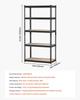 Storage Shelves 16" D X 32" W X 62.8" H 5-tier Garage Storage Shelving