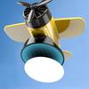 Creative Car Center Console Decorations Mini Solar Powered Aircraft Ornaments  Gift