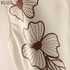 ZANZEA Women Casual V-Neck Sleeveless Print Tank Tops