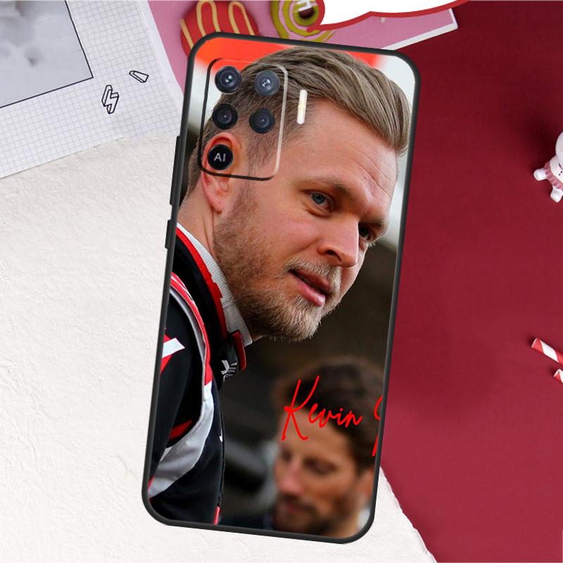 Kevin Magnussen Case For Oppo A17 A57 A77 A74 A54 A94 A78 A98 A18 A60 A80 A40 A38 A58 A96 A76 A16 A15 A5 Pro