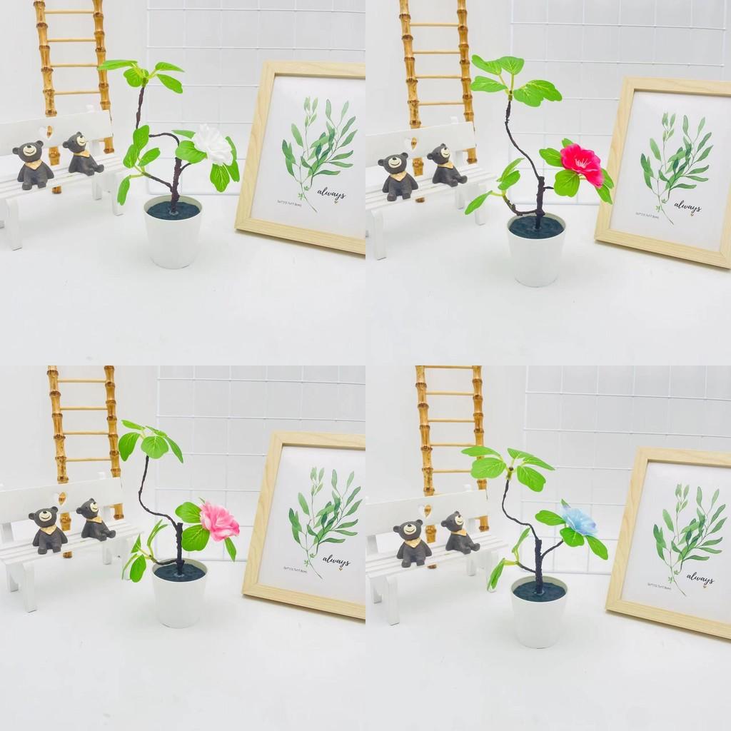 Artificial Flowers Potted Indoor Living Room Wedding Decoration Photography Prop