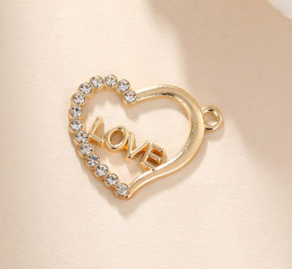 Light Luxe Heart Bow Cherry Pendant Jewelry: DIY Bracelet, Necklace, Earrings.
