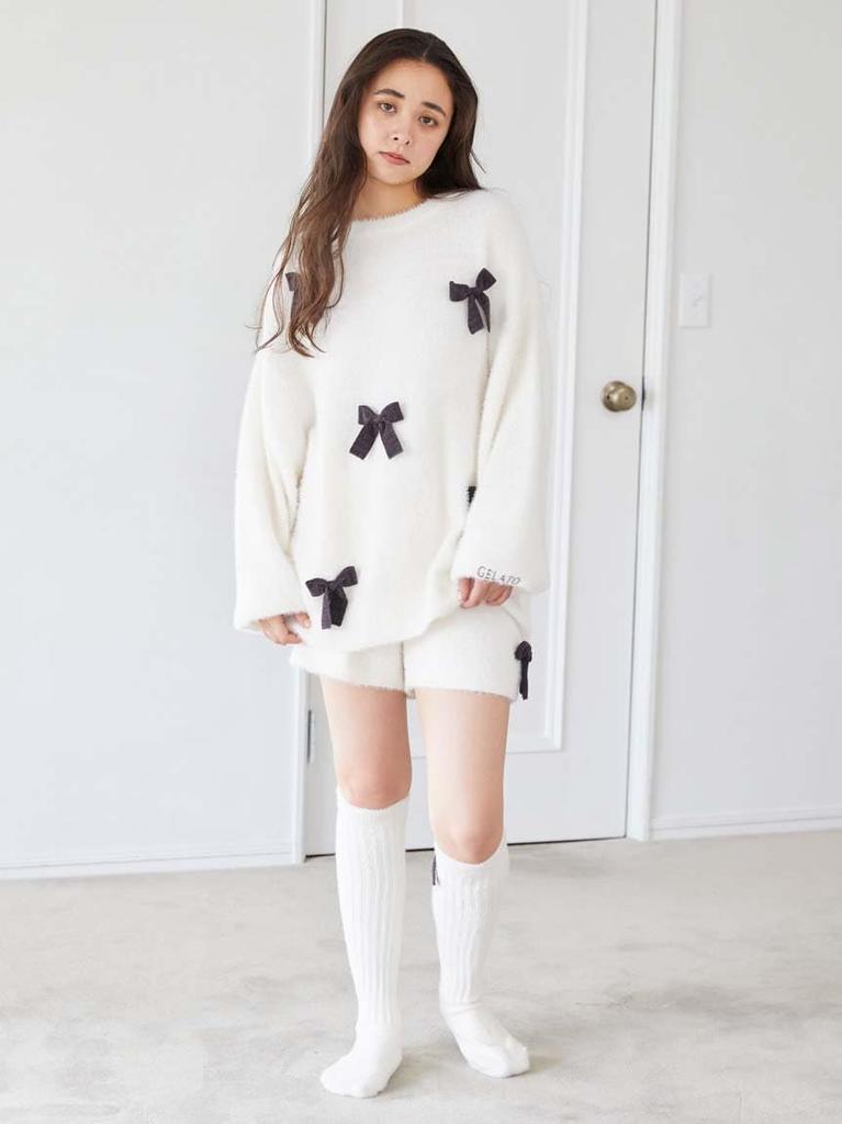 Gelato Pique Ribbon Shorts PWNP244072 DGRY Women's