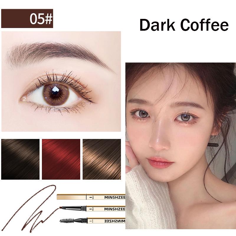 Small Gold Bar Eyebrow Pencil Extremely Fine Waterproof Sweat Lasting Non-fading Super Fine Tip