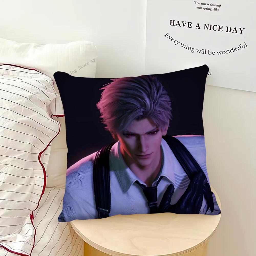 

Game Deep Space and Love Sylus Pillow Case Square Pillow Bedroom Sofa Leisure Comfort Cushion Car Living Room Home Decoration 16x16Inch