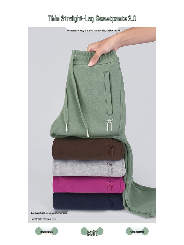 Pantaloni casual de damă GAGN cu talie înaltă, cu efect de slăbire - Colecția Primăvară/Toamnă 2025