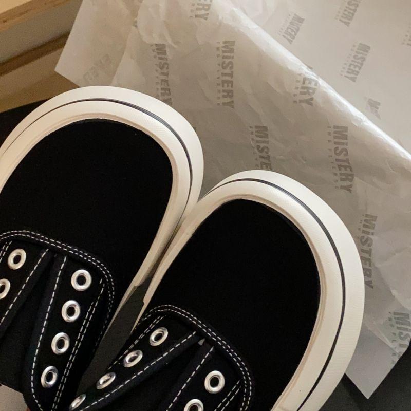 Fashion Sneakers Athletic Slip On Woman Footwear High Platform Sports Canvas Shoes For Women Offers Chic Point Hot Y2k Fashion Quality A