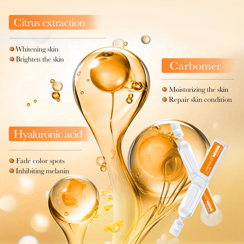 BIOAQUA Vitamin C Whitening Face Serum Sets Face Anti Wrinkles Anti-aging Moisturizing Facial Essence Kit Skin Care