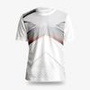 Schnelltrocknende Sportbekleidung Herren Kurzarm Oberteile Weiche Dünne Weiße Aufdruck Sommer T-Shirt Leichtes Fitnessstudio Outdoor Kleidung