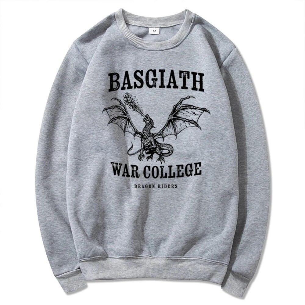 Sweat-shirt Quatrième Aile Basgiath War College Dragon Rider Sweat à capuche Série Empyrée Rétro Violet Sorrengail Xaden Riorson Sweat-shirt Unisexe Sweat à capuche
