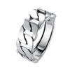 Custom Twist Chain Ring for Women - Adjustable, Trendy, High-End, Minimalist Design
