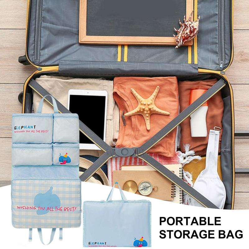 Underwear Travel Organizer Travel Bra Organizer Moving Packing Case Foldable Organization Pouch For Closet Dorm Hotel Daily Use