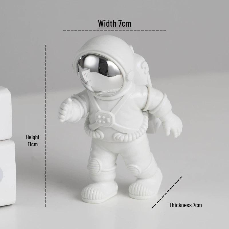 Kleiner Astronauten-Anhänger - Weltraummann-Dekoration für Wohnzimmer, Zuhause, Weinschrank oder als Einweihungsgeschenk