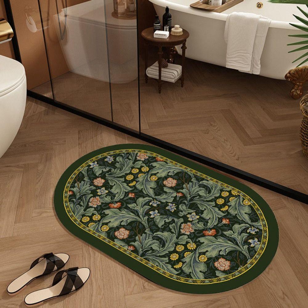 

Non-Slip Bathroom Mat Super Absorbent Floor Mat Shower Carpets Foot Mat Home