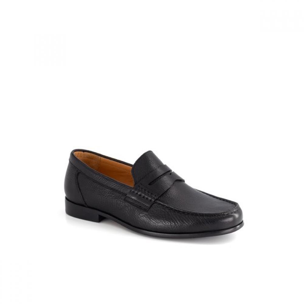 DakS Men S beSt Comfort Saffiano Penny Loafer Drm603ke10  Black black (KE10)/245