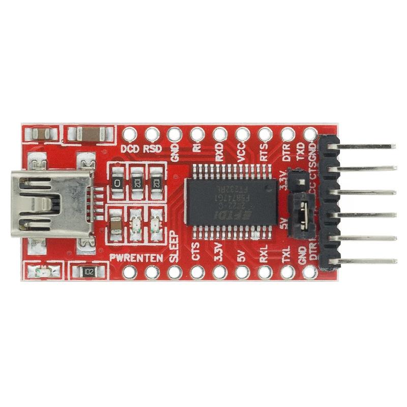 FT232RL FTDI USB 3.3V 5.5V до TTL Послідовний Адаптер Модуль для Arduino FT232 Pro Mini USB ДО TTL 232