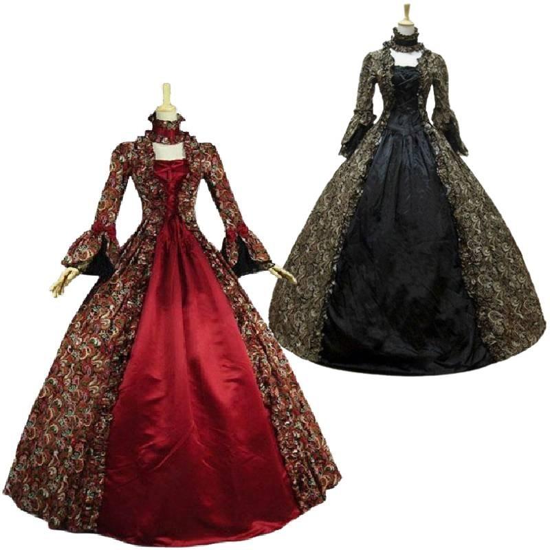 Stunning Victorian Style Party Dress For Women In Multiple Vibrant Colors