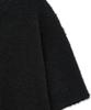 NOIRER Boucle V-Neck Half Knit (Black)