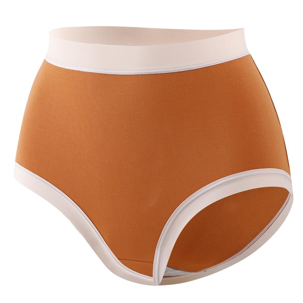 L-XXL 5Pcs Underwear for Women High Waist Cotton Panties Modal Breathable Seamless High Elastic Briefs